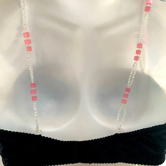Crystal like bra straps with elastic , NWOT - Picture 4 of 8